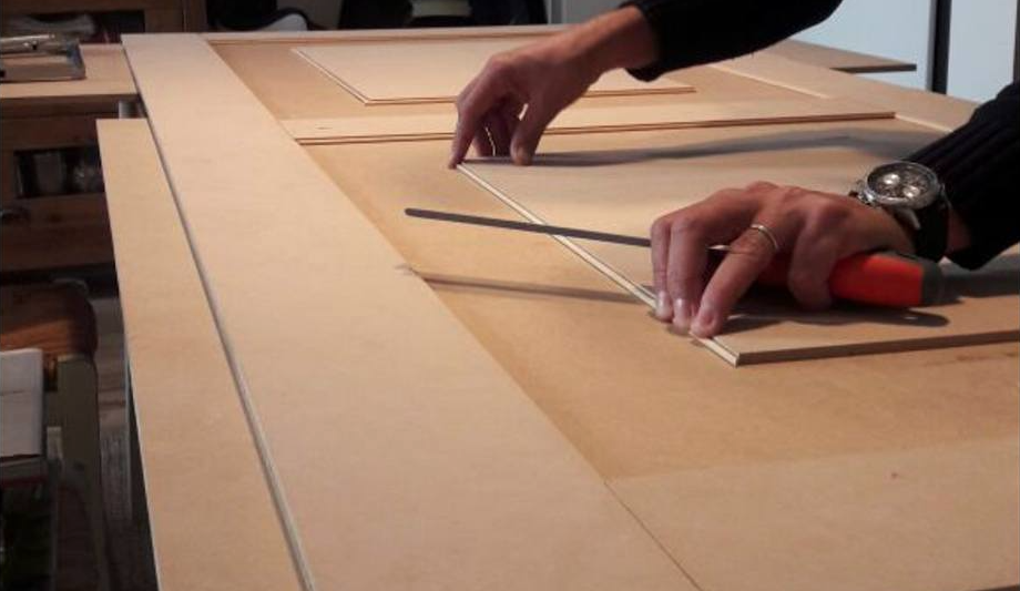 Pannello su misura per porta blindata