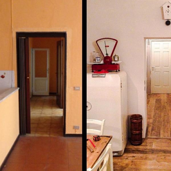 ZONA NOTTE - PRIMA E DOPO